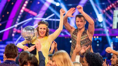 Caroline Flack and partner Pasha