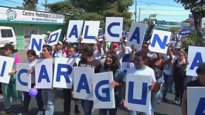 Anti-canal protesters