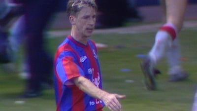 Alan Pardew scores for Crystal Palace in FA Cup semi-final