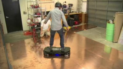 The world's first hoverboard