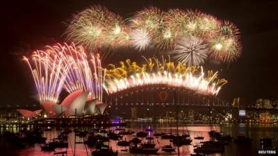 Fireworks in Sydney