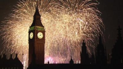 Fireworks in London