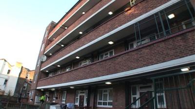 London block of flats