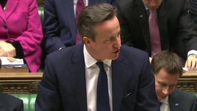 David Cameron at PMQs