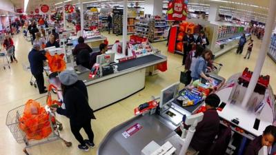 inside Sainsbury's store