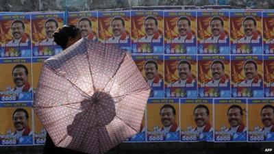 Mahinda Rajapaksa campaign posters