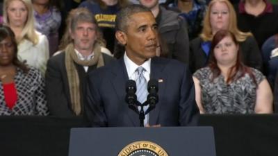 President Obama speaking about Paris attacks while in Tennessee