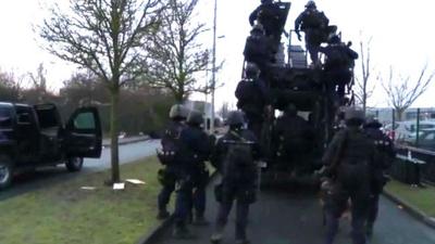 French special forces raid