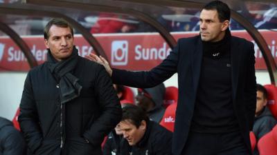 Brendan Rodgers and Gus Poyet