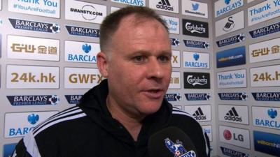 Swansea 1-1 West Ham: Neil McDonald says set pieces cost Hammers