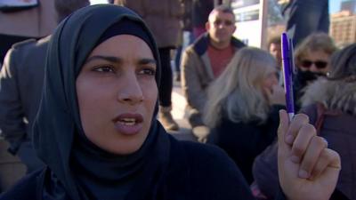 Muslim woman in Marseille