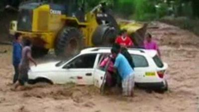 Landslide in Peru