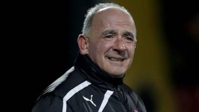 Cliftonville manager Tommy Breslin