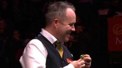 John Higgins at the 2014 Masters