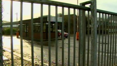 Gates of property bought by Welsh government