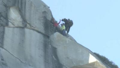 Climbers on El Capitan