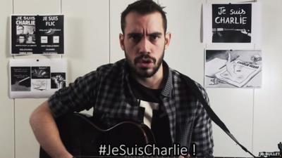 JB Bullet singing #JeSuisCharlie