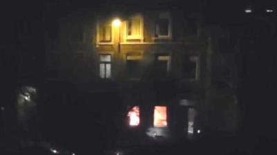 Amateur video of terror raid in Verviers