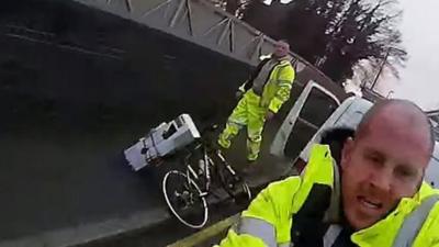 Employees from Taylor Landscaping