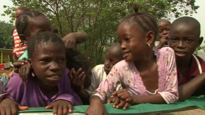 Orphans in Freetown, Sierra Leone
