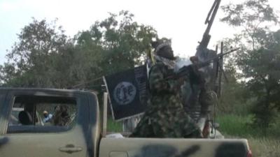 Still from Boko Haram video