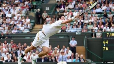 Jamie Baker on Centre Court