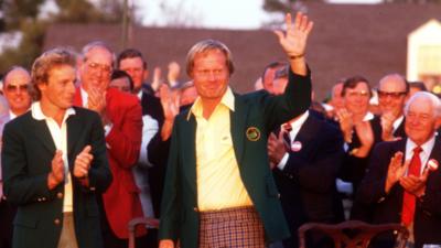 Jack Nicklaus wins the 1986 Masters at Augusta