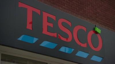 Tesco sign