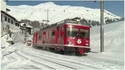 Tram in Davos