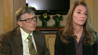 Bill and Melinda Gates speak to BBC World