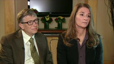 Bill and Melinda Gates speak to BBC World