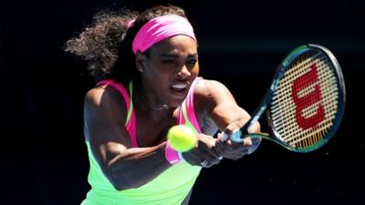 Serena Williams at the 2015 Australian Open