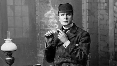 William Gillette as Sherlock Holmes