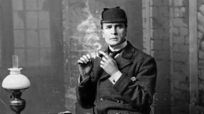 William Gillette as Sherlock Holmes