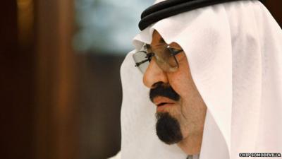 Saudi King Abdullah who has died in his 90s