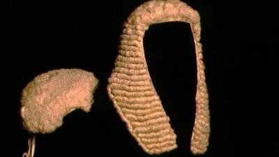 Wigs worn in court