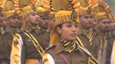 Preparations for the Republic Day parade