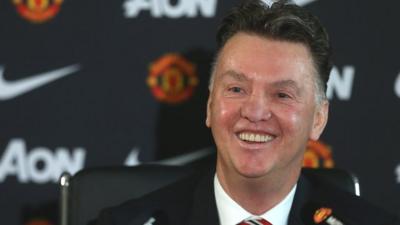 Louis van Gaal's bizarre new football phrase