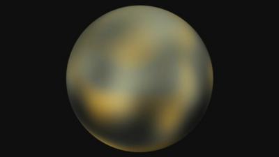 Pluto as seen by the Hubble Space Telescope