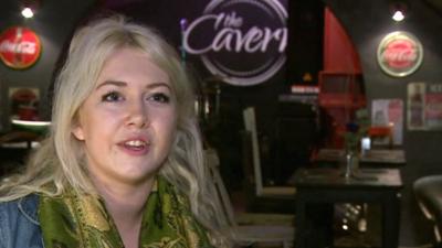 The Cavern volunteer Gabby Sproat