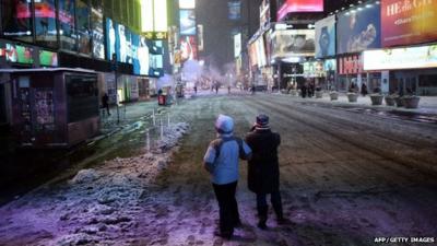 Empty Times Square