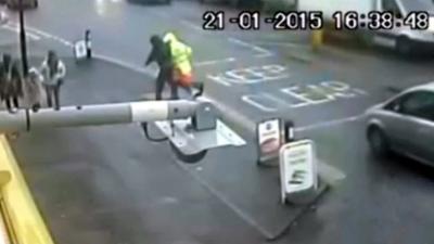 Lollipop man attacked