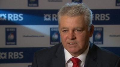 Wales coach Warren Gatland