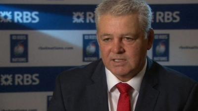 Wales coach Warren Gatland