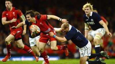 Wales v Scotland in the 2014 Six Nations