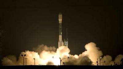 Nasa launches its first Earth-observing satellite