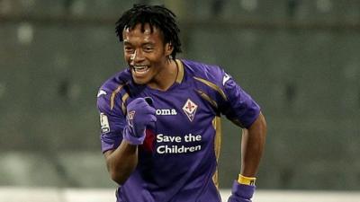 Fiorentina winger Juan Cuadrado