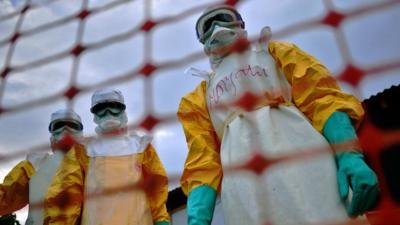 Medical staff treating Ebola cases in West Africa