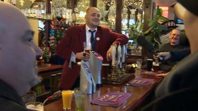 Al Murray on the campaign trail in South Thanet