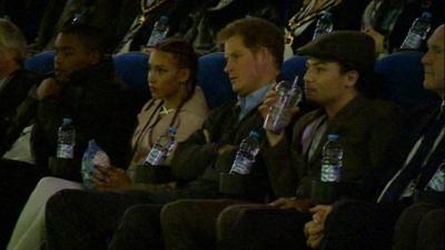 Prince Harry at Nottingham Cornerhouse